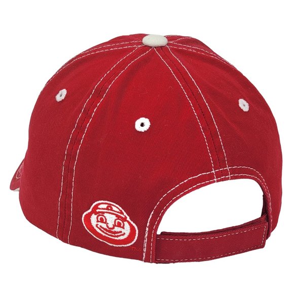Ohio State Buckeyes Football Hat Baseball Cap Adjustable Red - Top of the World - Picture 3 of 6